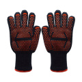 Guantes resistentes al calor de la barbacoa de la cocina Hespax Silicone